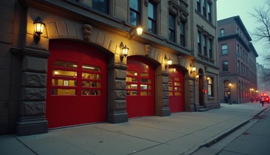 La stazione dei pompieri dei Ghostbusters a New York